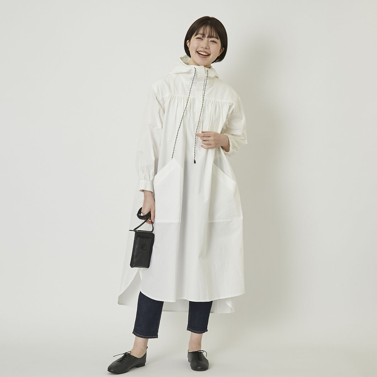 n.o.f.l/ポプリンパーカーワンピース