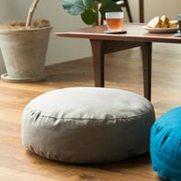 FIBER ART STUDIO/リネンクッションチェア用カバー ラウンド