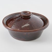 松田美智子の自在道具/香味鍋 大 飴釉