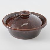 松田美智子の自在道具/香味鍋 大 飴釉