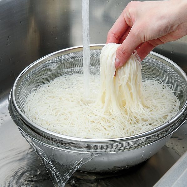 Three Snow 新越ワークス/さらして洗えるザルボウルセット -ザブザブ