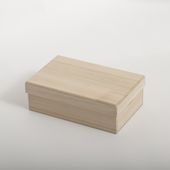 増田桐箱店/桐のシューケース かぶせ型 Low