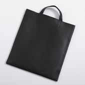 墨田革漉工業/典型 革トートバッグ マットブラック