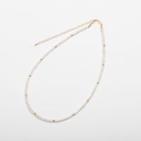 Ouca/14KGF小粒淡水パール×メタルパーツネックレス