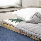 スプリング付きひのきスノコマット