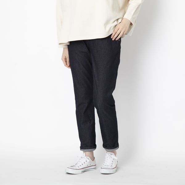 Brocante/D.M.G.リラクシングテーパードパンツ 裏起毛デニム -裏起毛と