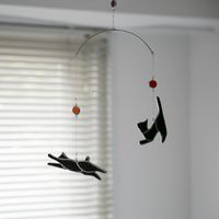 micat glass/ステンドグラスのキャットモビール