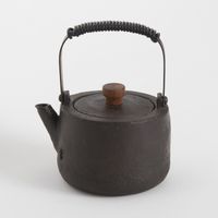 toki no niwa/寸胴鉄瓶 革巻