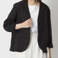 n.o.f.l/リトアニアリネン　テーラードジャケット