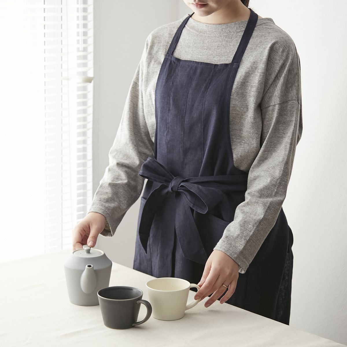 woof/RINTO フレアエプロン