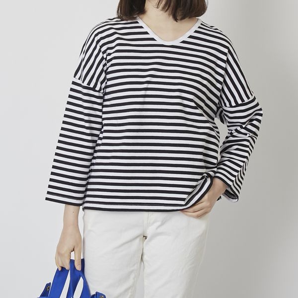 to touch/スーピマ裏毛ワイドTシャツ