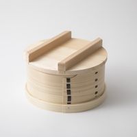 山一/ミニ和せいろ 身＋蓋  21cm