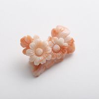 高知の珊瑚ブローチ大　小菊C