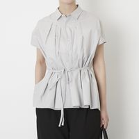 nicholson＆nicholson/ポプリン2WAYブラウス