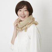 DRESS HERSELF/シルクリネンストール