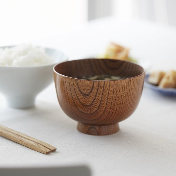 SHIRASAGI/サブロク椀 仙才 -大人も子供も持ちやすい、丈夫な木の汁椀