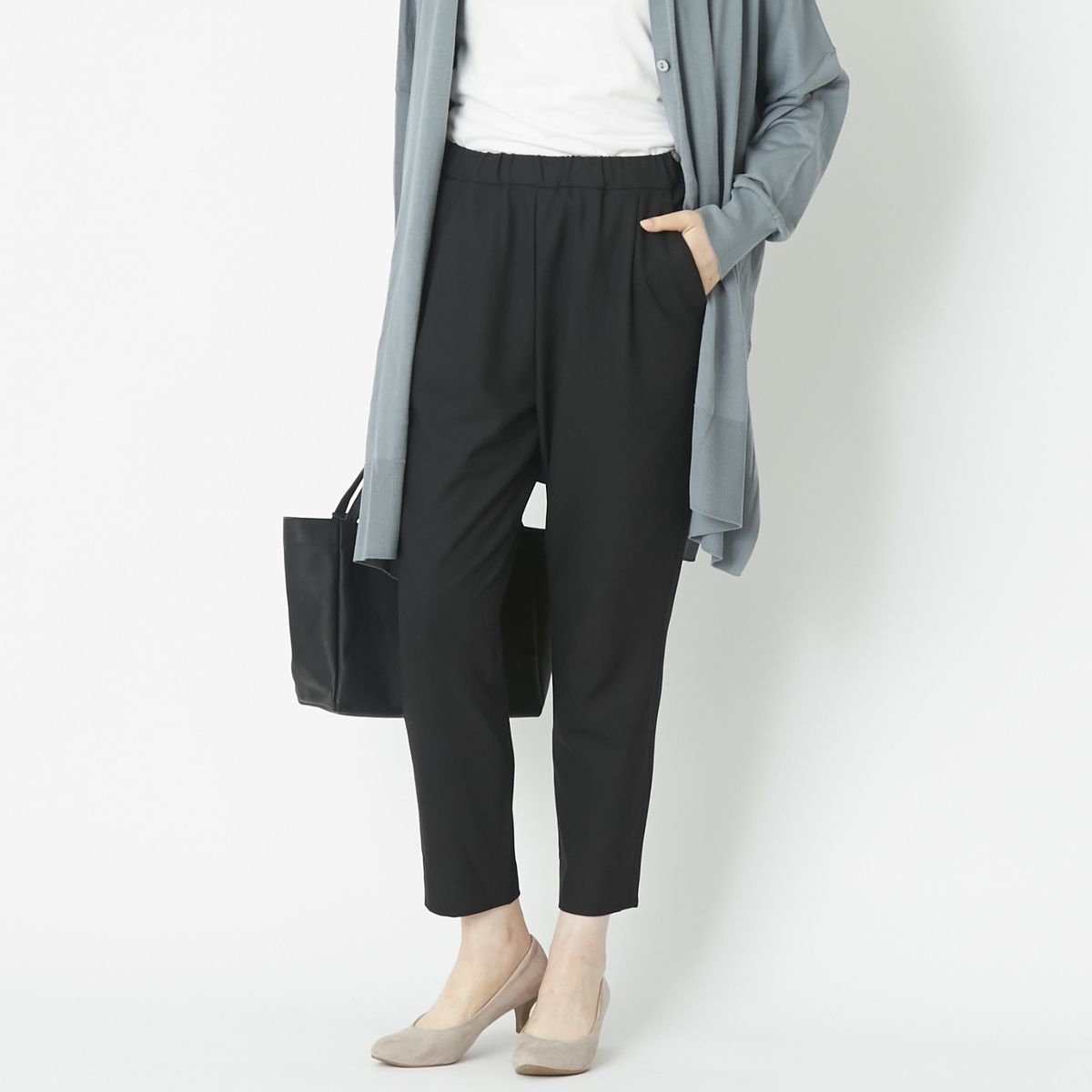 FANTASTICDAYS/吸湿発熱ツイルの2wayストレッチイージーパンツ