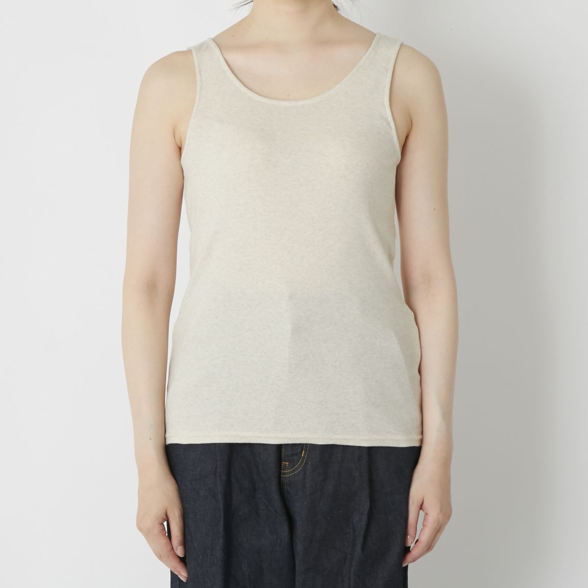 sisam/オーガニックコットンインナータンクトップ