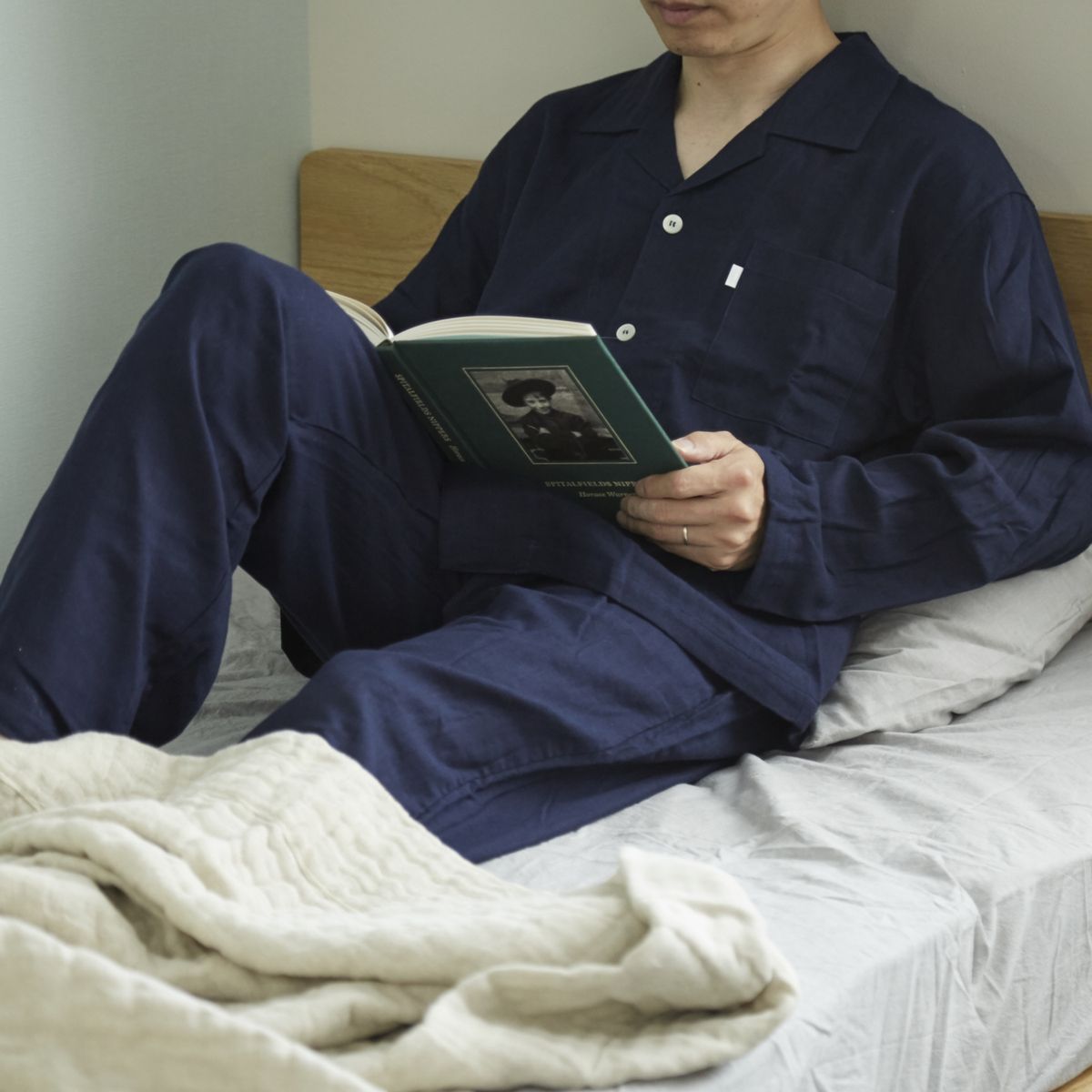 和晒二重ガーゼパジャマ メンズ LL