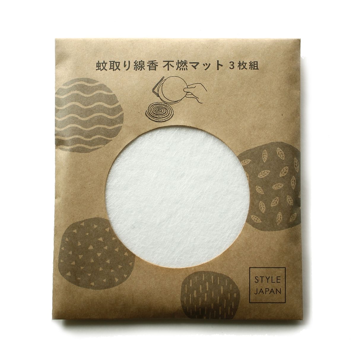 STYLE JAPAN/蚊取り線香 不燃マット3枚組