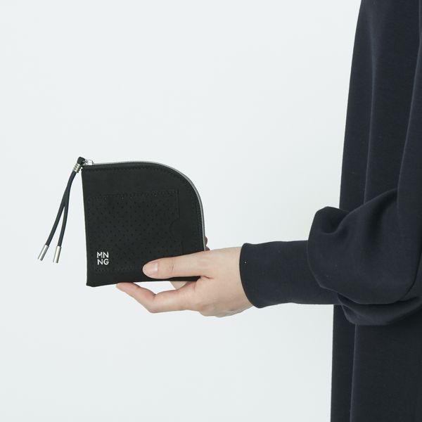 MNNG/ウルトラスエードショートウォレット
