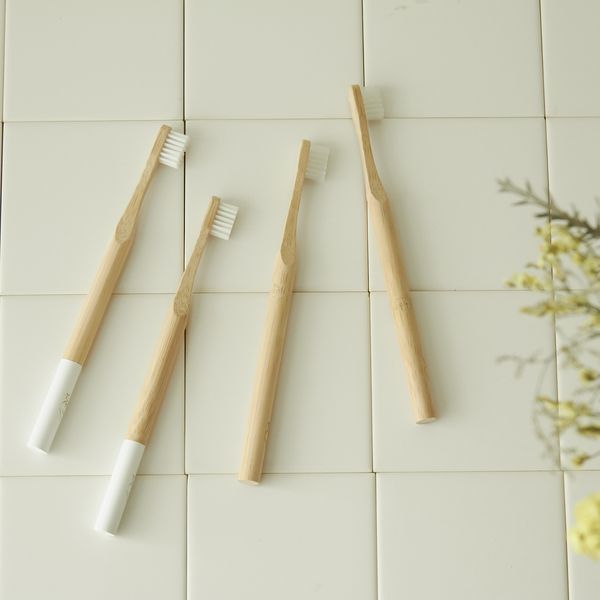 オーガニックバンブー歯ブラシ 4本セット