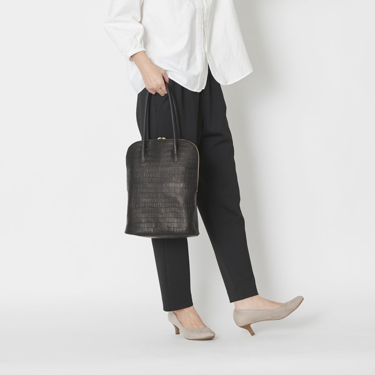 POMTATA/FIN VL TOTE -A4がスッキリ収納できて、お仕事やきれいめ 