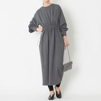 DRESS HERSELF/ウォームシルクドロストワンピース