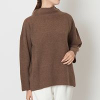 to touch/CHESSオフタートルネックニット -ふわふわ軽くてあたたか