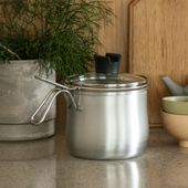 逸品物創/ステンレスマルチポット ストレーナー付 14cm