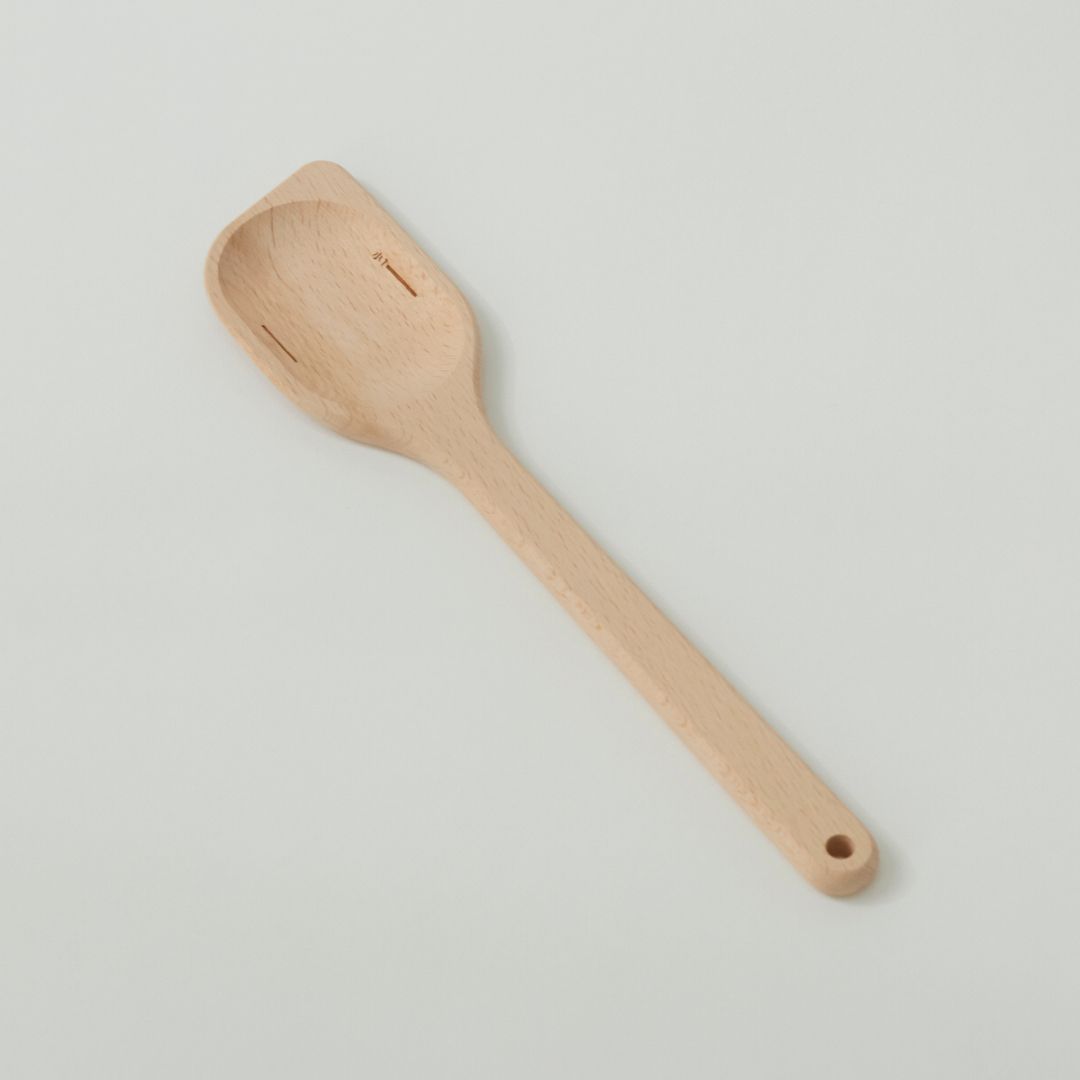 逸品物創/計ってよそえる ぬくもり木べら