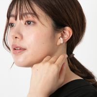 STELLA CIFFON/2個セットの淡水パールイヤーカフ