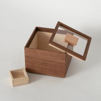 増田桐箱店/米櫃 柿渋 3kg