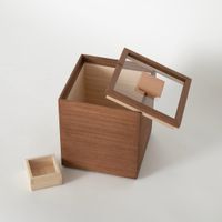 増田桐箱店/米櫃 柿渋 5kg