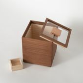 増田桐箱店/米櫃 柿渋 5kg