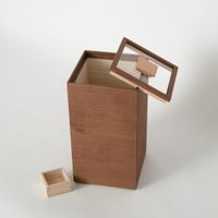 増田桐箱店/米櫃 柿渋 10kg