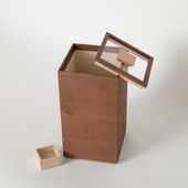 増田桐箱店/米櫃 柿渋 10kg