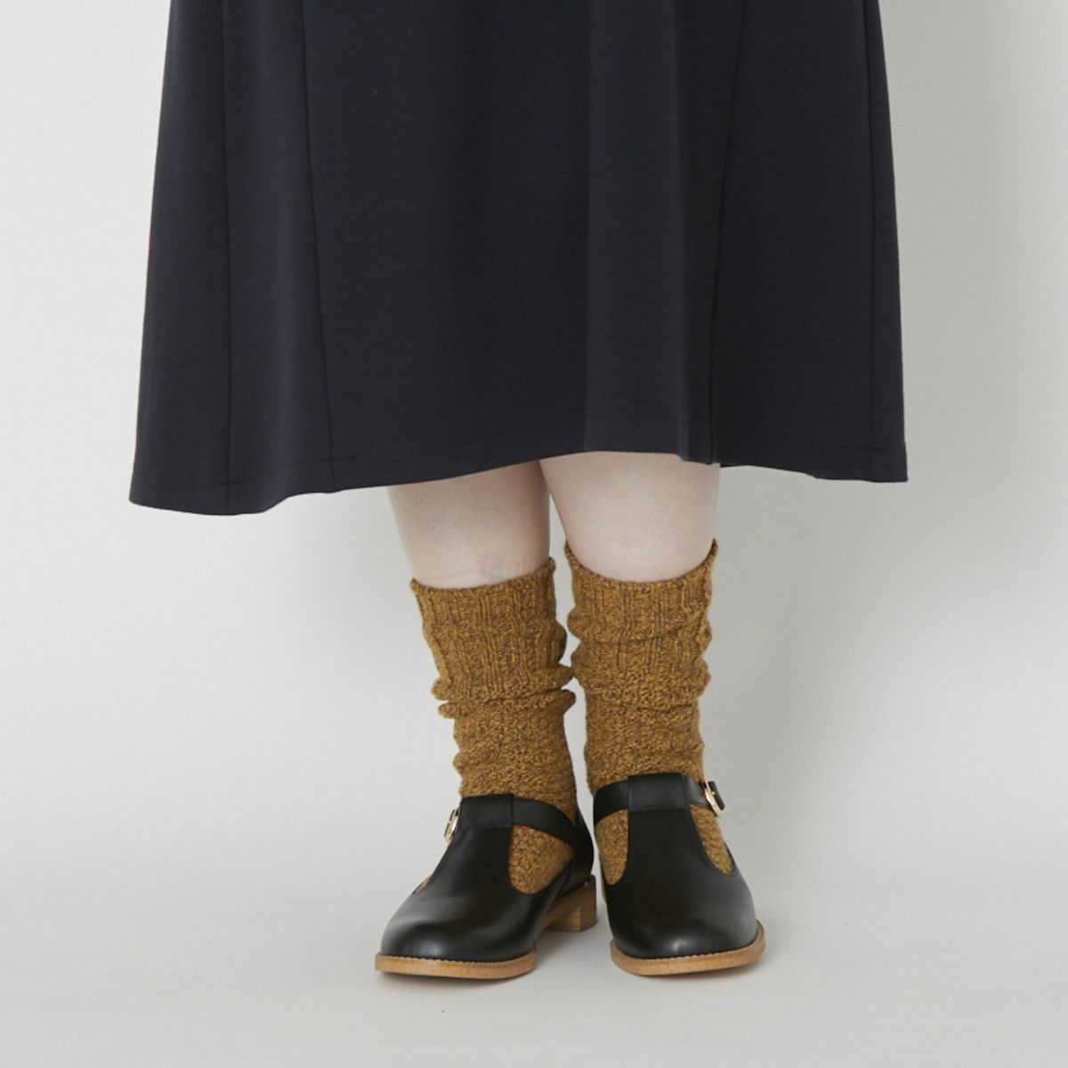 SHOESbakery/Tストラップレザーシューズ （リサイクル素材） -【当店 