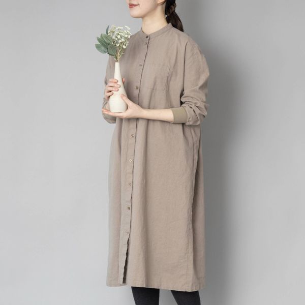 motone/コットンリネンスタンダードワンピース