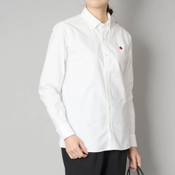 IKIJI/ワンポイント ボタンダウンシャツ -お手入れが楽な