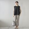 STELLA CIFFON/ウォッシャブルポリエステルテーパードパンツ