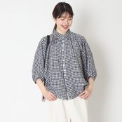Brocante/グランシャツ　ギンガムチェック