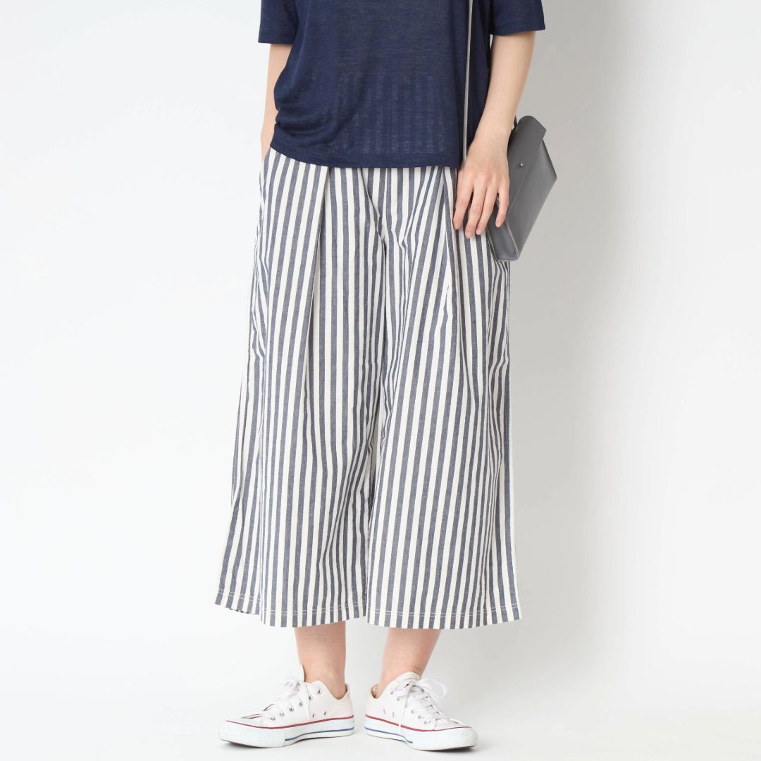 to touch/コットンリネンウェザータックパンツ