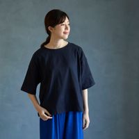 スタイルストアの高島ちぢみ リラックスウェア 5分袖プルオーバー