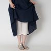 シルク100％汗とりロングペチコートパンツ　ひざ下丈