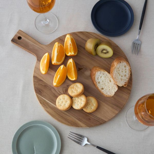 TRAMONTINA/カッティングボード 手付 丸