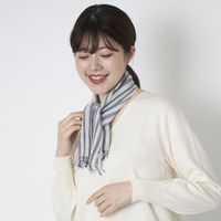 harukii/長綿ガーゼ・ミニストール ストライプ