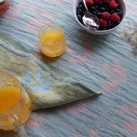 LAPUAN KANKURIT/KESAKUKKA リネンブランケット 145×260cm