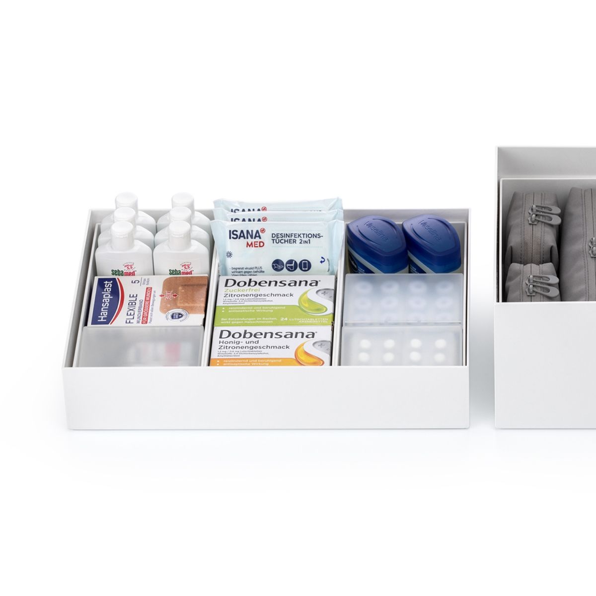 Like-it/タイディアップボックス 浅型4点セット（フタ無し）