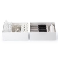 Like-it/タイディアップボックス 深型5点セット（フタ付き）